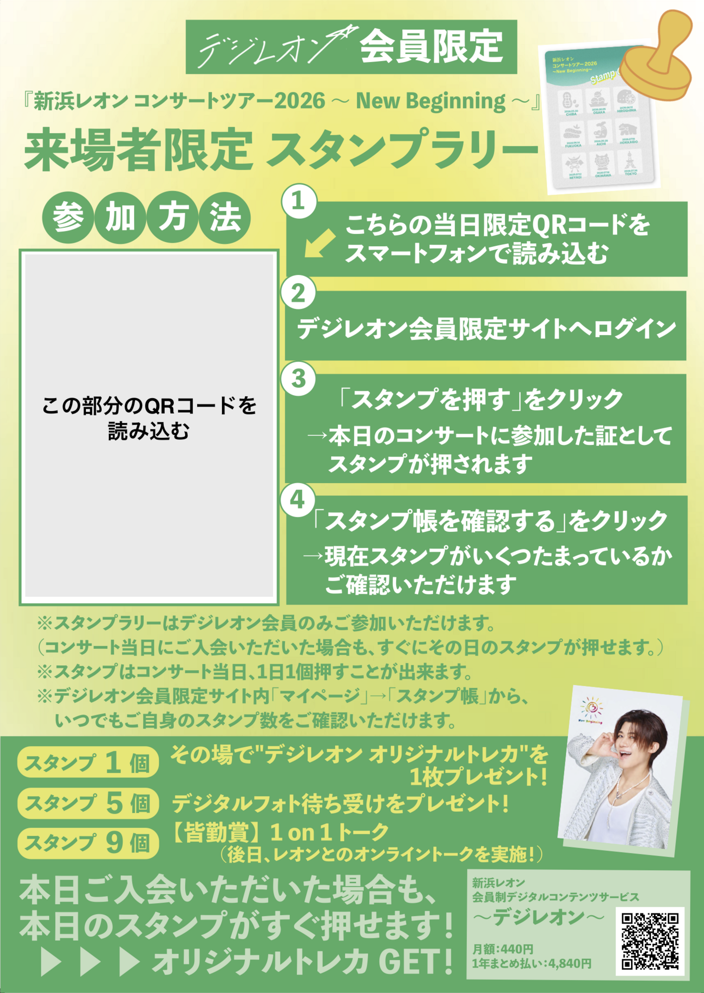 デジレオン スタンプラリーポスター